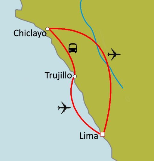 Sur la route Mochica : Chiclayo et Trujillo (Nord Pérou)