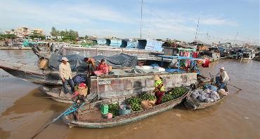 Visiter Marché flottant de Cai Be